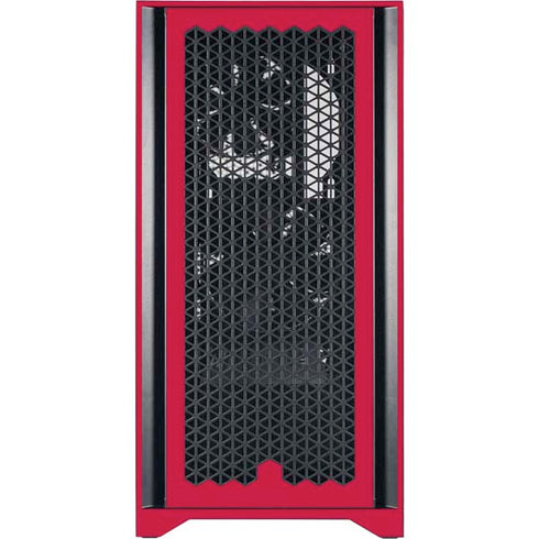 NBA Houston Rockets Standard - Red Corsair 4000D Tempered Glass Mid-Tower ATX Case Skin