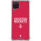 NBA Houston Rockets Standard - Red Galaxy A12 Clear Case