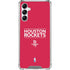 NBA Houston Rockets Standard - Red Galaxy A15 5G Clear Case