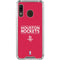 NBA Houston Rockets Standard - Red Galaxy A30 Clear Case