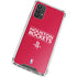 NBA Houston Rockets Standard - Red Galaxy A32 5G Clear Case