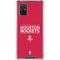 NBA Houston Rockets Standard - Red Galaxy A71 5G Clear Case