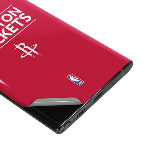 NBA Houston Rockets Standard - Red Galaxy Note 10 Plus Skin