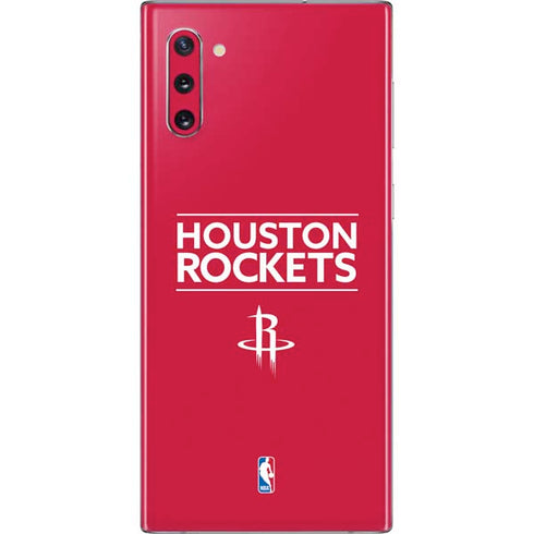 NBA Houston Rockets Standard - Red Galaxy Note 10 Skin