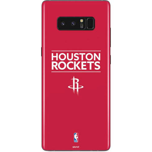 NBA Houston Rockets Standard - Red Galaxy Note 8 Skin