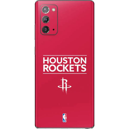 NBA Houston Rockets Standard - Red Galaxy Note20 5G Skin