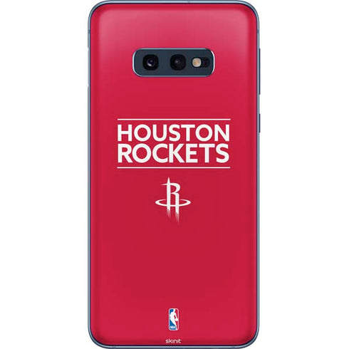 NBA Houston Rockets Standard - Red Galaxy S10e Skin