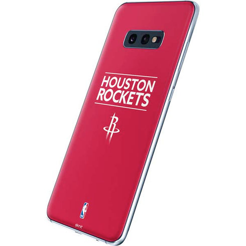 NBA Houston Rockets Standard - Red Galaxy S10e Skin