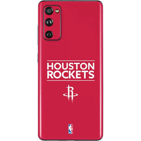 NBA Houston Rockets Standard - Red Galaxy S20 Fan Edition Skin