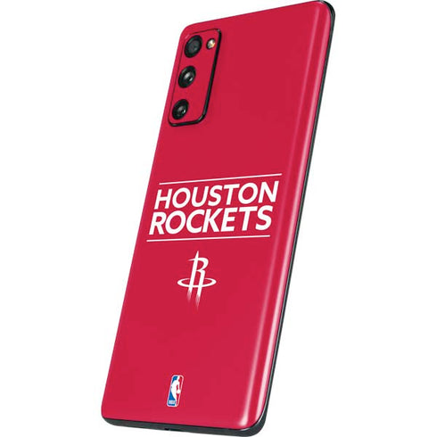 NBA Houston Rockets Standard - Red Galaxy S20 Fan Edition Skin