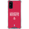 NBA Houston Rockets Standard - Red Galaxy S20 FE Clear Case