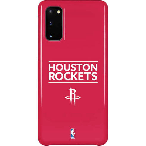 NBA Houston Rockets Standard - Red Galaxy S20 Lite Case