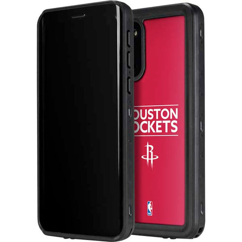 NBA Houston Rockets Standard - Red Galaxy S20 Plus Waterproof Case