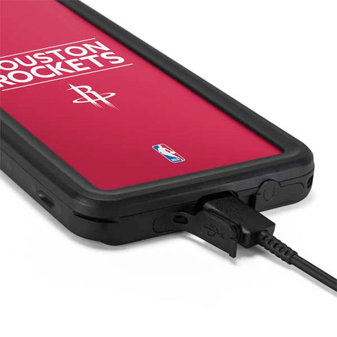 NBA Houston Rockets Standard - Red Galaxy S20 Plus Waterproof Case