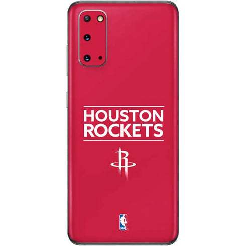 NBA Houston Rockets Standard - Red Galaxy S20 Skin