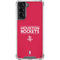NBA Houston Rockets Standard - Red Galaxy S21 5G Clear Case
