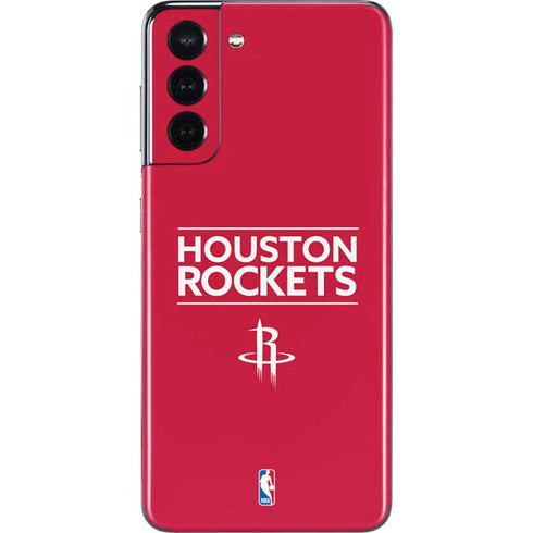 NBA Houston Rockets Standard - Red Galaxy S21 5G Skin