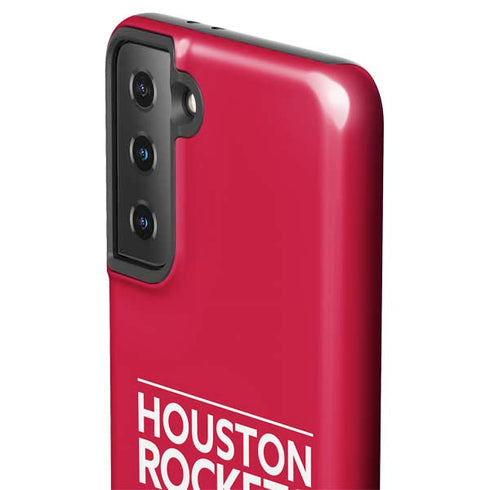 NBA Houston Rockets Standard - Red Galaxy S21 FE Pro Case