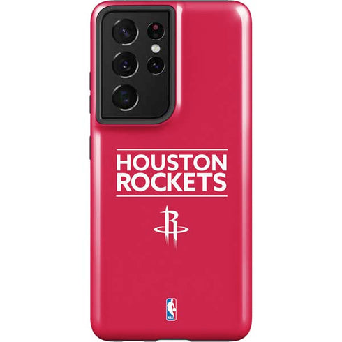 NBA Houston Rockets Standard - Red Galaxy S21 Ultra 5G Pro Case