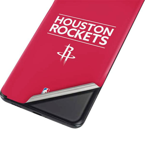 NBA Houston Rockets Standard - Red Galaxy S21 Ultra 5G Skin