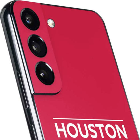 NBA Houston Rockets Standard - Red Galaxy S22 Skin