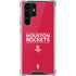 NBA Houston Rockets Standard - Red Galaxy S22 Ultra Clear Case