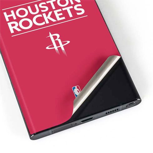 NBA Houston Rockets Standard - Red Galaxy S22 Ultra Skin
