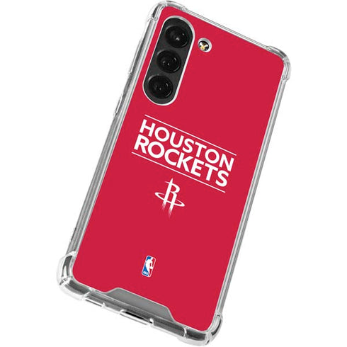 NBA Houston Rockets Standard - Red Galaxy S23 Clear Case
