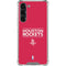 NBA Houston Rockets Standard - Red Galaxy S23 Plus Clear Case