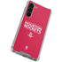 NBA Houston Rockets Standard - Red Galaxy S23 Plus Clear Case
