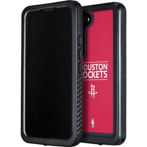 NBA Houston Rockets Standard - Red Galaxy S23 Plus Waterproof Case