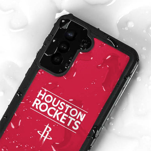 NBA Houston Rockets Standard - Red Galaxy S23 Waterproof Case