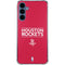 NBA Houston Rockets Standard - Red Galaxy S24 Clear Case
