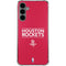 NBA Houston Rockets Standard - Red Galaxy S24 Plus Clear Case