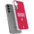 NBA Houston Rockets Standard - Red Galaxy S24 Plus Clear Case