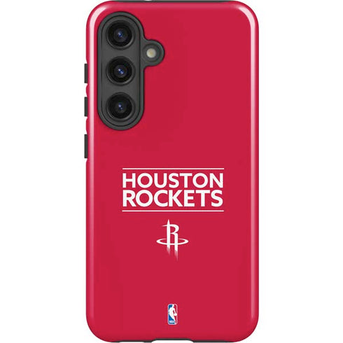 NBA Houston Rockets Standard - Red Galaxy S24 Plus Impact Case