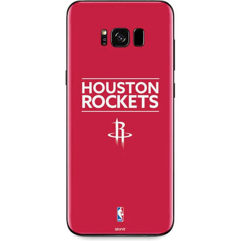 NBA Houston Rockets Standard - Red Galaxy S8 Skin