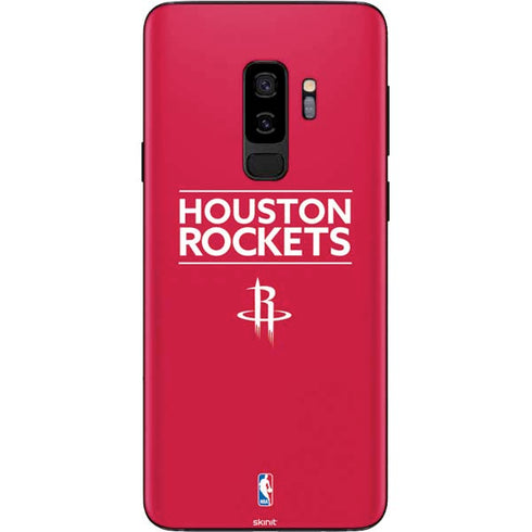 NBA Houston Rockets Standard - Red Galaxy S9 Plus Skin