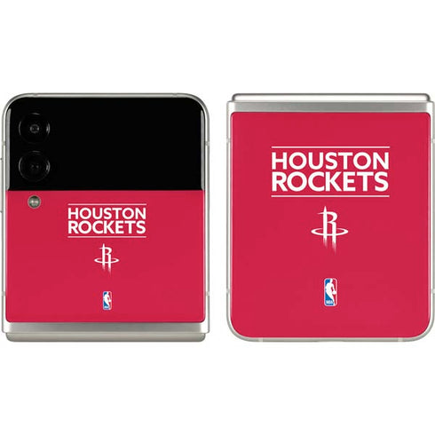 NBA Houston Rockets Standard - Red Galaxy Z Flip3 5G Skin