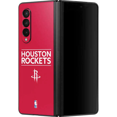NBA Houston Rockets Standard - Red Galaxy Z Fold3 5G Skin