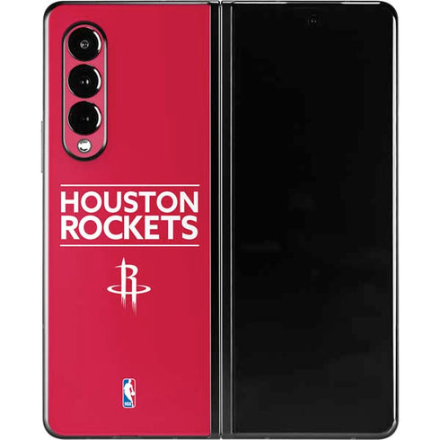 NBA Houston Rockets Standard - Red Galaxy Z Fold3 5G Skin