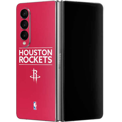 NBA Houston Rockets Standard - Red Galaxy Z Fold4 5G Skin