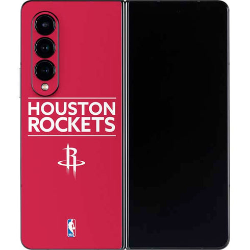 NBA Houston Rockets Standard - Red Galaxy Z Fold4 5G Skin
