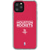 NBA Houston Rockets Standard - Red iPhone 11 Pro Clear Case