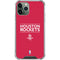 NBA Houston Rockets Standard - Red iPhone 11 Pro Max Clear Case