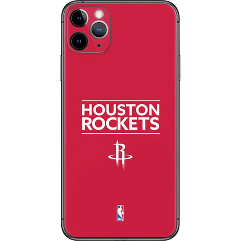 NBA Houston Rockets Standard - Red iPhone 11 Pro Max Skin