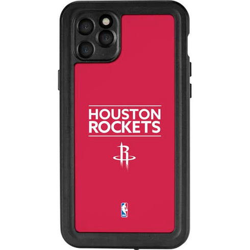 NBA Houston Rockets Standard - Red iPhone 11 Pro Max Waterproof Case