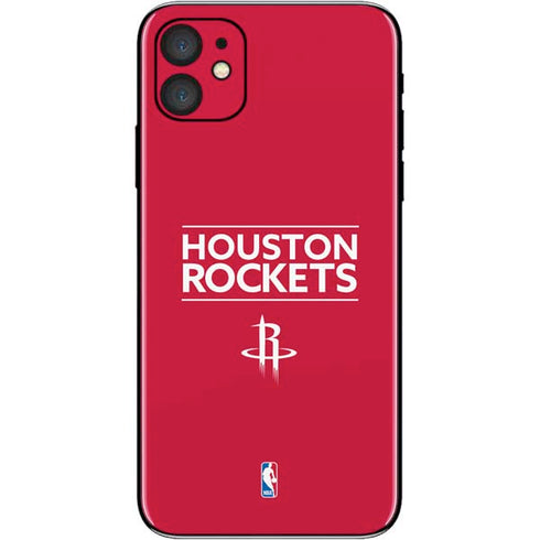 NBA Houston Rockets Standard - Red iPhone 11 Skin