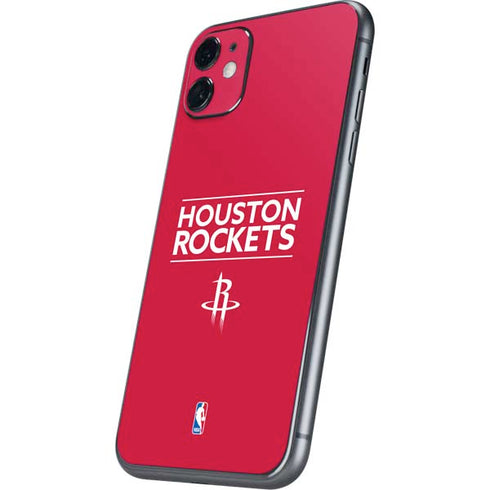 NBA Houston Rockets Standard - Red iPhone 11 Skin