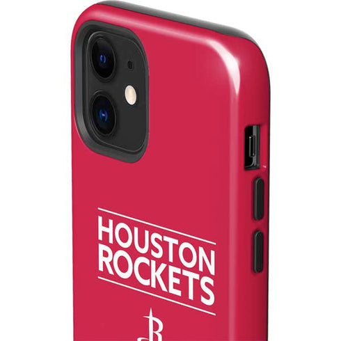 NBA Houston Rockets Standard - Red iPhone 12 Impact Case